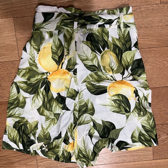 Lemon print high waist shorts - Picture 5 of 7